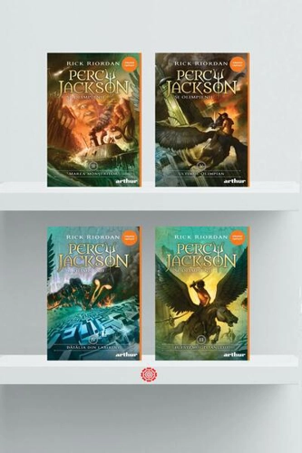 Pachet Seria Percy Jackson și Olimpienii (Incomplet) - Hardcover - Rick Riordan - Arthur