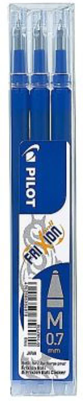 Rezerva roller Pilot Frixion BLS-FR7-L-S3E, plastic, 0. 7mm Fine, albastru, set 3 buc