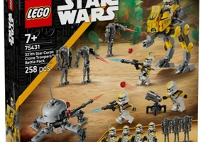 LEGO Star Wars. Pachet de lupta Soldati clona din unitatea stelara 327 75431, 258 piese