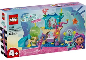 LEGO Gabby's Dollhouse. Aventurile in acvariu ale sirenei Gabby 11204, 103 piese