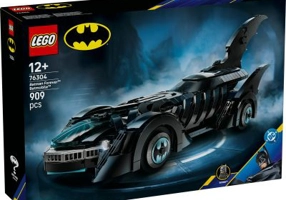LEGO Super Heroes DC. Batmobilul din Batman Forever 76304, 909 piese