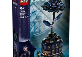 LEGO Wednesday. Floare de dalie neagra 76784, 358 piese