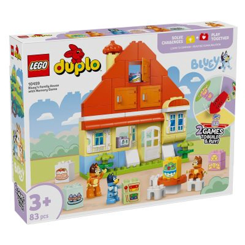 LEGO Duplo. Casa de familie a lui Blue cu un joc de memorie 10459, 83 piese