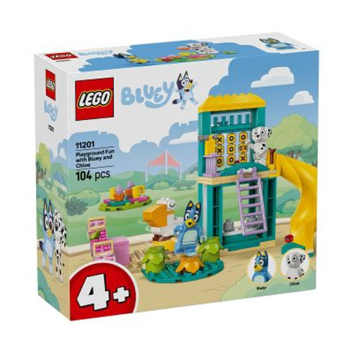 LEGO Bluey. Distractie la locul de joaca cu Blue si Chloe 11201, 104 piese