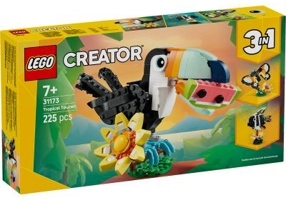 LEGO Creator. Animale salbatice: Tucan tropical 31173, 225 piese