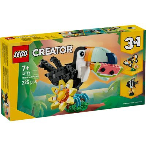 LEGO Creator. Animale salbatice: Tucan tropical 31173, 225 piese