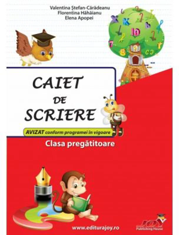 Caiet de scriere, clasa pregatitoare - Valentina Stefan Caradeanu