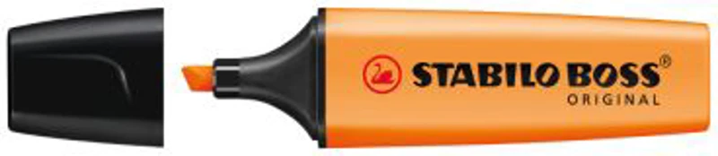 Textmarker Stabilo Boss, varf 2-5 mm, portocaliu