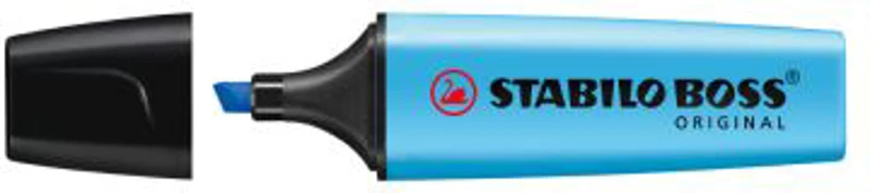 Textmarker Stabilo Boss, varf 2-5 mm, bleu