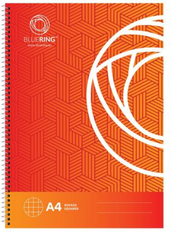 Caiet Bluering, A4, cu spira, 70 file, matematica