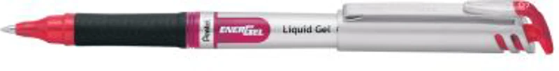 Roller cu gel, Pentel, Energel, 0. 7 mm, plastic, rosu