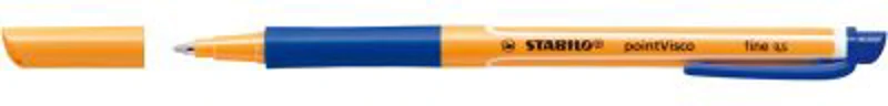 Roller cu gel, Stabilo, Point Visco, 0. 5 mm, plastic, albastru
