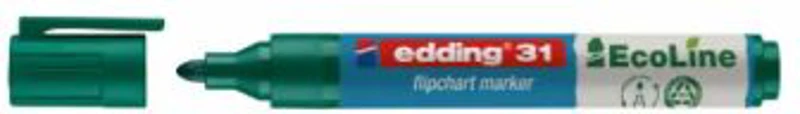 Marker flipchart Edding Ecoline, 1. 5-3 mm, verde