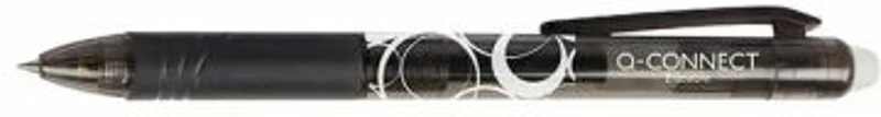 Roller cu rescriere Q-Connect Erasable, 0. 7 mm, negru