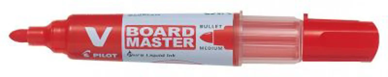 Marker pentru tabla Pilot V-Board, varf rotund, 2. 3-6 mm, rosu