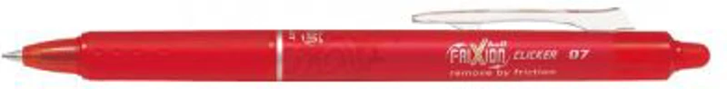 Roller cu gel Pilot Frixion Clicker, cu mecanism, 0. 7 mm, rosu