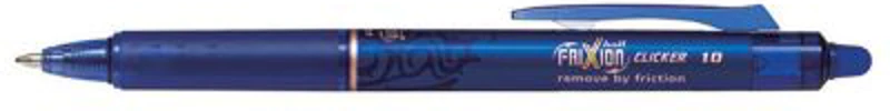 Roller cu gel Pilot Frixion Clicker, cu mecanism, 1 mm, albastru