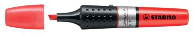 Textmarker Stabilo Luminator, varf 2- 5 mm, rosu