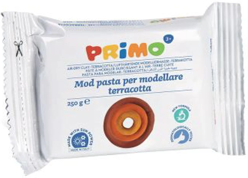 Argila pentru modelaj Morocolor Primo, 250 g, teracota