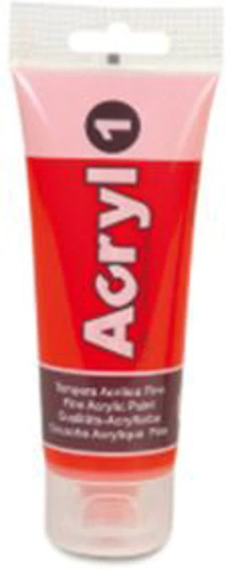 Tempera acrilica Morocolor Primo 75 ml rosu