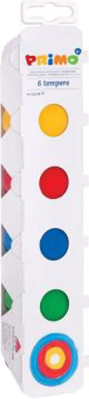 Tempera Morocolor Primo, 25 ml, 6 culori/cutie