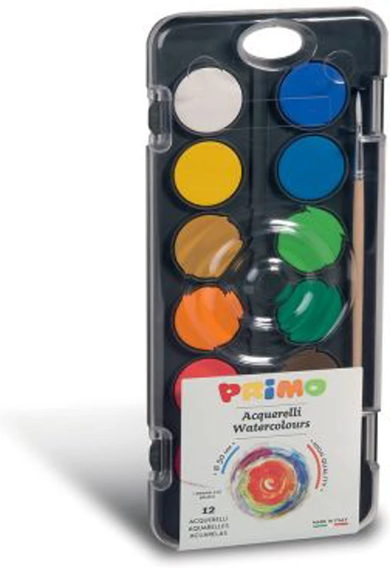 Acuarele Morocolor Primo, 12 culori