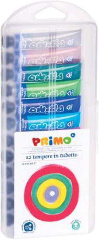 Tempera Morocolor Primo, 12 ml, 12 culori/cutie