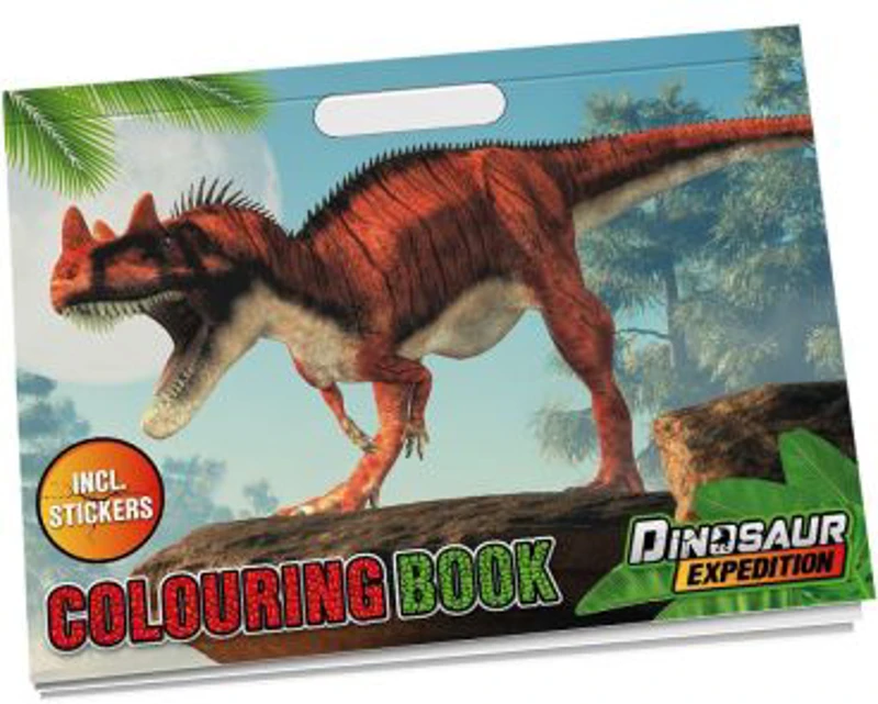 Carte de colorat, Creative Craft, dinozauri, 26x35cm, 25 file