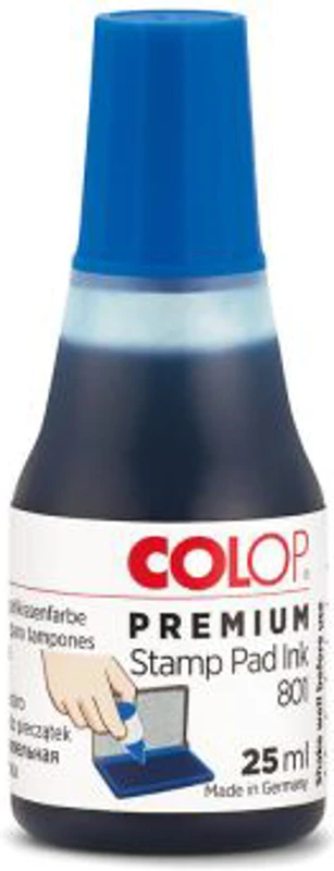 Tus pentru stampila Colop. 25 ml, albastru