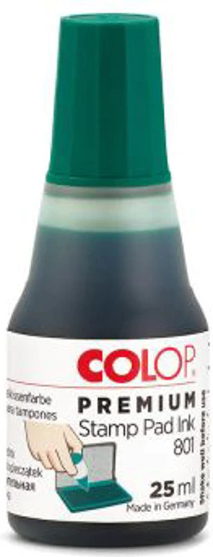 Tus pentru stampila Colop. 25 ml, verde