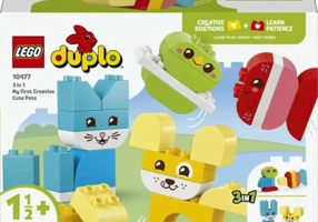LEGO DUPLO. Animalute de companie creative 3 in 1 10477, 24 piese