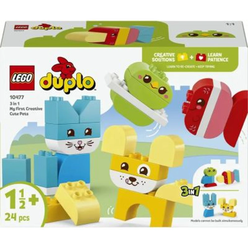 LEGO DUPLO. Animalute de companie creative 3 in 1 10477, 24 piese