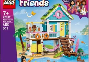 LEGO Friends. Casa pe plaja cu foci 42699, 400 piese