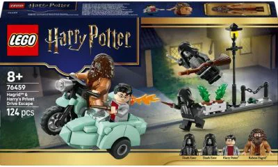 LEGO Harry Potter. Hagrid si Harry in fuga de pe Aleea Boschetelor 76459, 124 piese