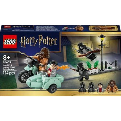 LEGO Harry Potter. Hagrid si Harry in fuga de pe Aleea Boschetelor 76459, 124 piese
