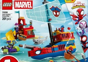 LEGO Marvel Super Heroes. Corabia de pirati a echipei lui Spidey 11208, 201 piese
