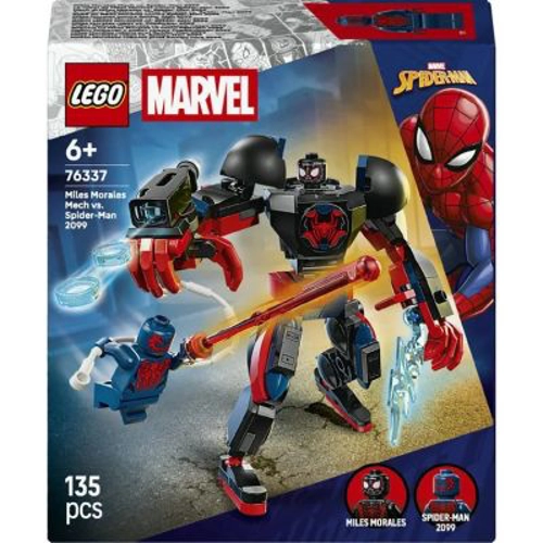 LEGO Marvel Super Heroes. Robotul lui Miles Morales vs Omul Paianjen 2099 76337, 135 piese