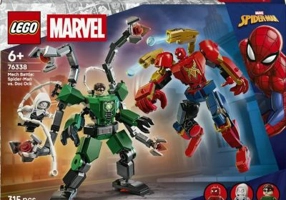 LEGO Marvel Super Heroes. Batalia robotilor Omul Paianjen vs Doc Ock 76338, 315 piese