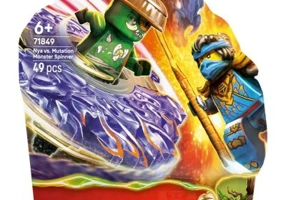 LEGO NINJAGO. Nya vs Spinnerul monstru cu mutatii 71849, 49 piese