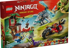 LEGO NINJAGO. Lupta la casa din copac cu vehicule ninja 71857, 642 piese