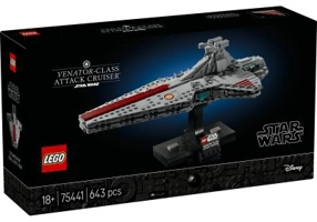 LEGO Star Wars. Crucisatorul de atac din clasa Venator 75441, 643 piese