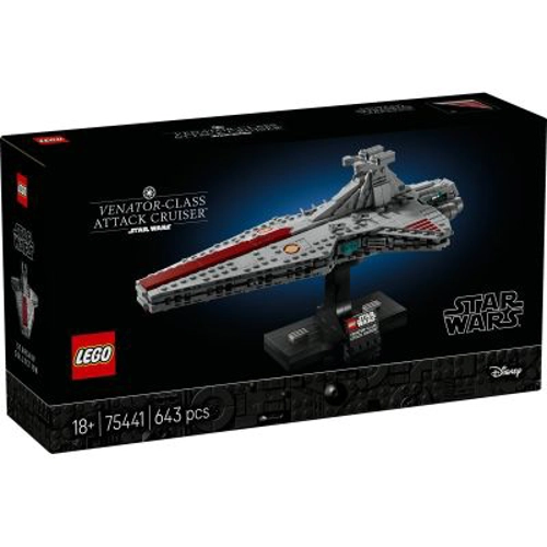 LEGO Star Wars. Crucisatorul de atac din clasa Venator 75441, 643 piese