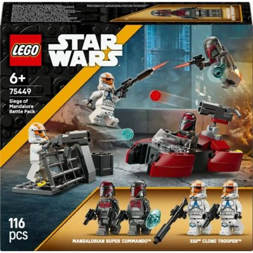 LEGO Star Wars. Pachet de lupta Asediul de pe Mandalore 75449, 116 piese