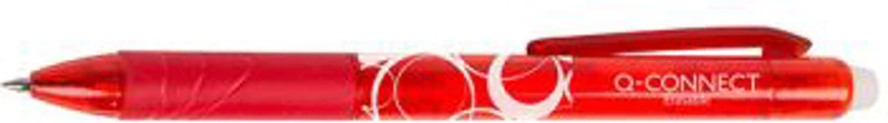 Roller cu rescriere Q-Connect Erasable, 0. 7 mm, rosu