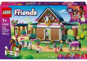 LEGO Friends. Grajd de cai si academie de echitatie 42688, 735 piese