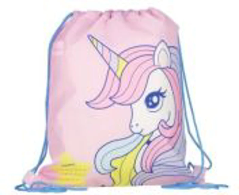 Rucsac cu snur pentru copii Starpak Unicorn, 38. 5x33 cm, roz