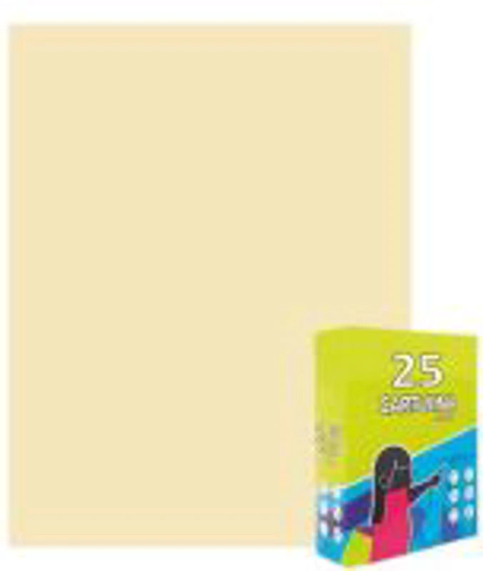 Carton colorat Fabrisa 15559/127, 50x65cm, 180g/mp, crem pastel, top 25 coli