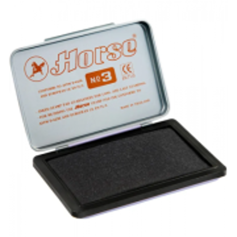 Tusiera Horse nr. 3 140-1025, tusata, plastic, negru, 58x90 mm
