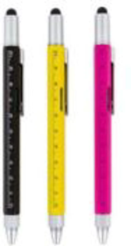 Pix cu bila Trendhaus CH28247 / CH28892, cu mecanism, cu touch, corp diverse culori cu rigla 10cm, surubelnita si boloboc