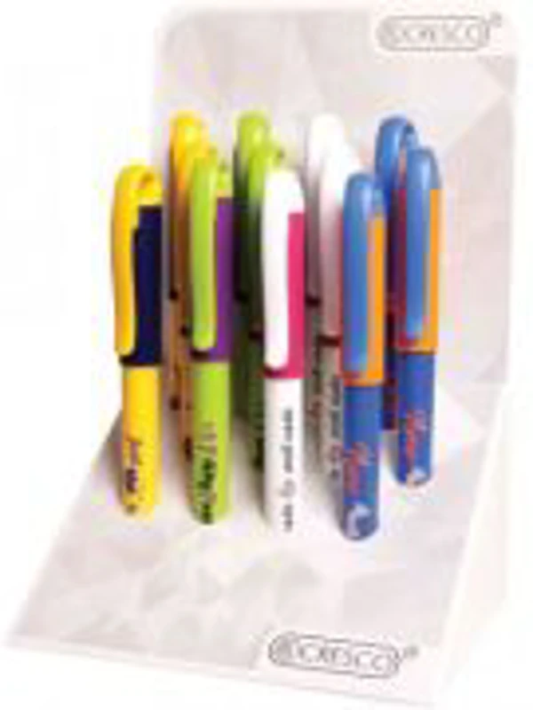 Stilou Cresco Campus Color 212, penita iridium, alimentare rezerve, corp plastic diverse culori